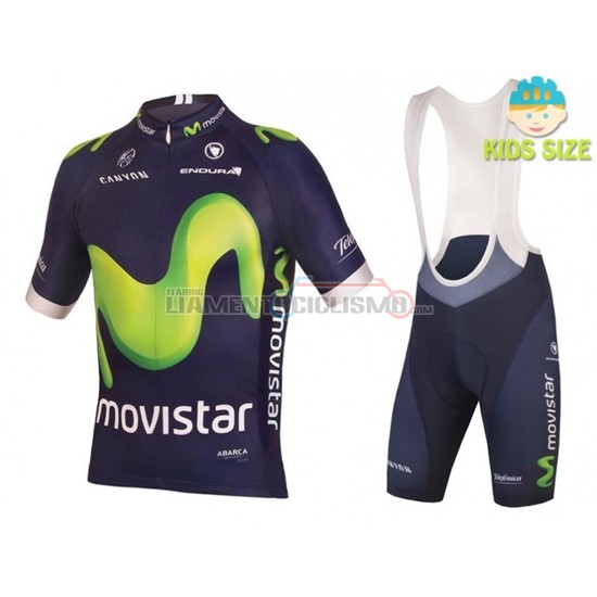 Abbigliamento Ciclismo Movistar 2016 blu e verde